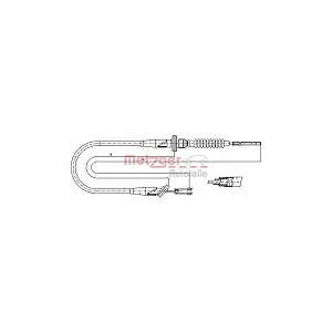 Трос зчеплення METZGER 11.2535 для OPEL - Фото 1