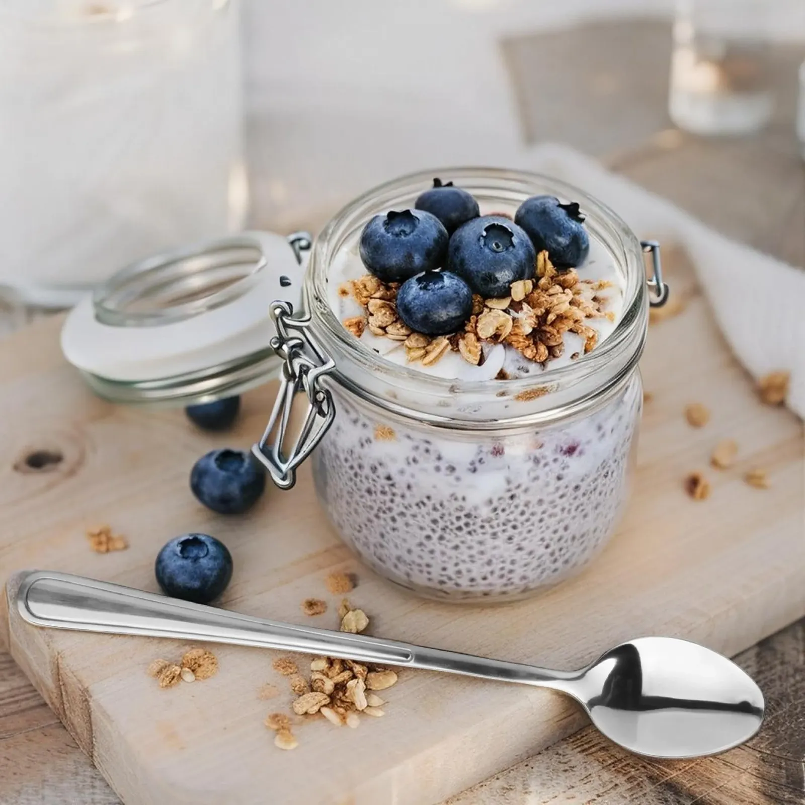 Ложка Glasmark KROSNO 1992 Набір 6 штук Сріблястий, нержавіюча сталь, 19.7 см, фото №9 Ложка Glasmark KROSNO 1992 Набір 6 штук Сріблястий, нержавіюча сталь, 19.7 см, фото №9