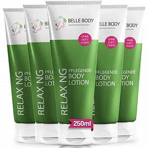 Лосьйон для тіла Belle Intensive Moisture & Soothing Care 5 x 250 мл - для ніжної регенерації шкіри - без парабенів, силіконів та ароматизаторів - Фото 1