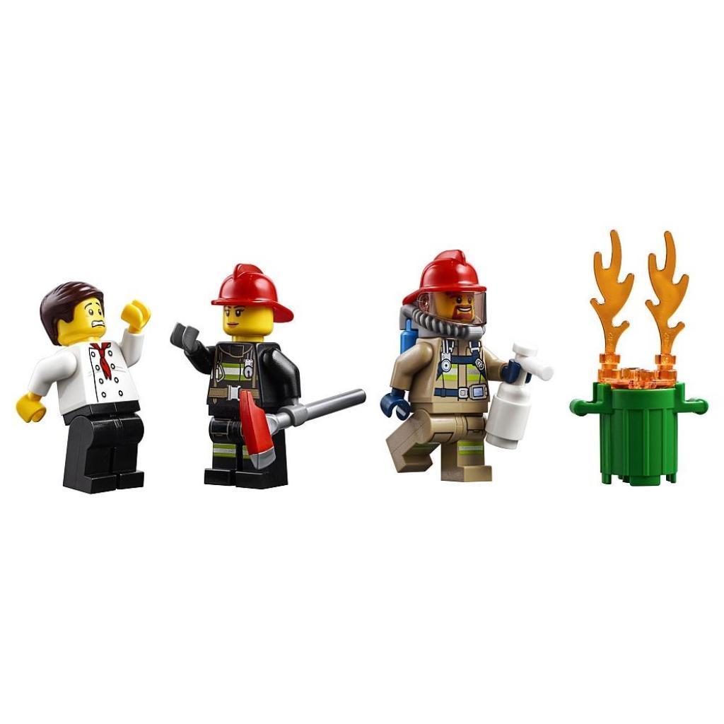 Конструктор LEGO City Пожежа в бургер-кафе 327 деталей 60214, фото №5