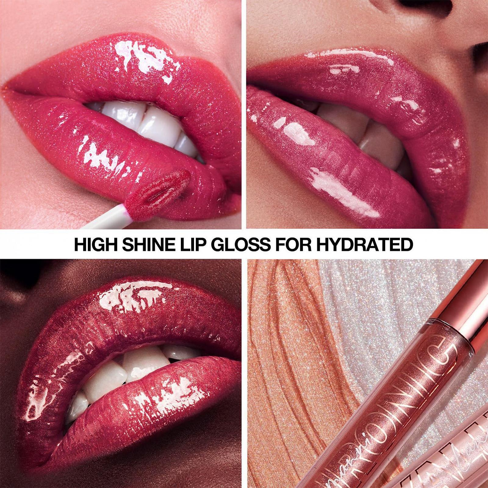 Набор блесков Lip Oil Hyaluronic Lip Glow Oil 3-Piece, фото №6