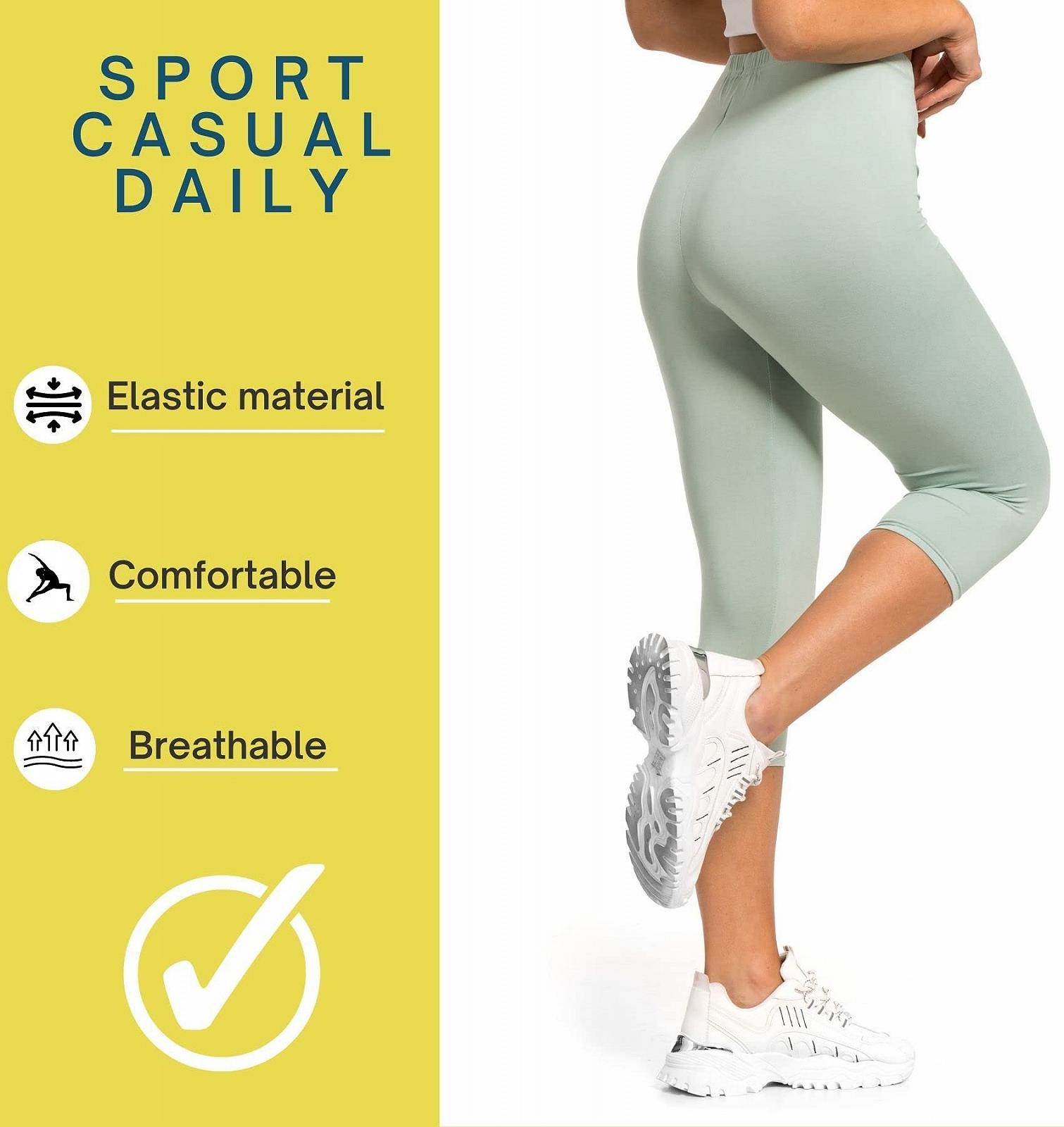 Шорты SOFTSAIL 3/4 для женщин Plus Size Средняя посадка, фото №3