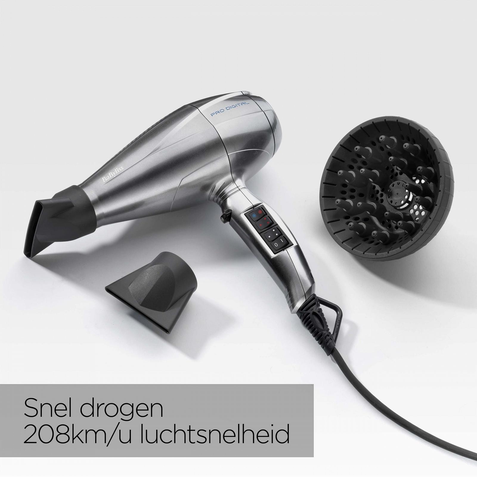 Фен BaByliss Professional Digital Sensor, фото №7