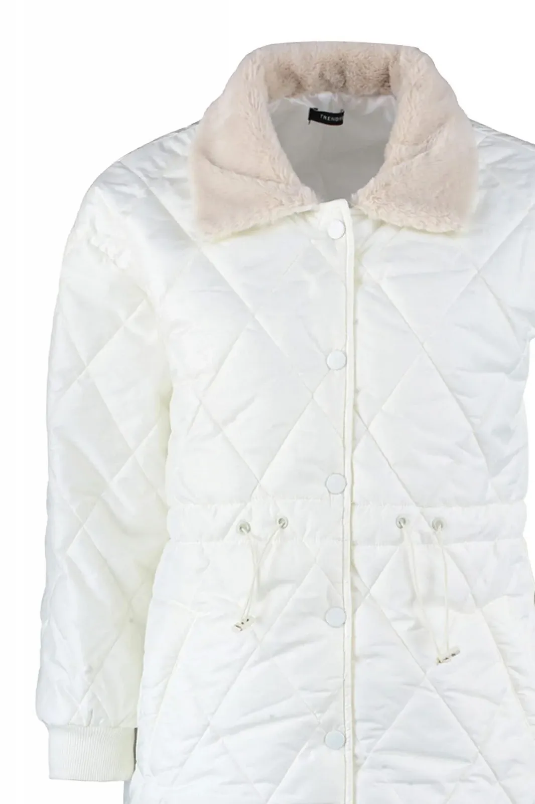 Куртка TRENDYOL зимняя стеганая однотонная, фото №7 Куртка TRENDYOL зимняя стеганая однотонная, фото №7