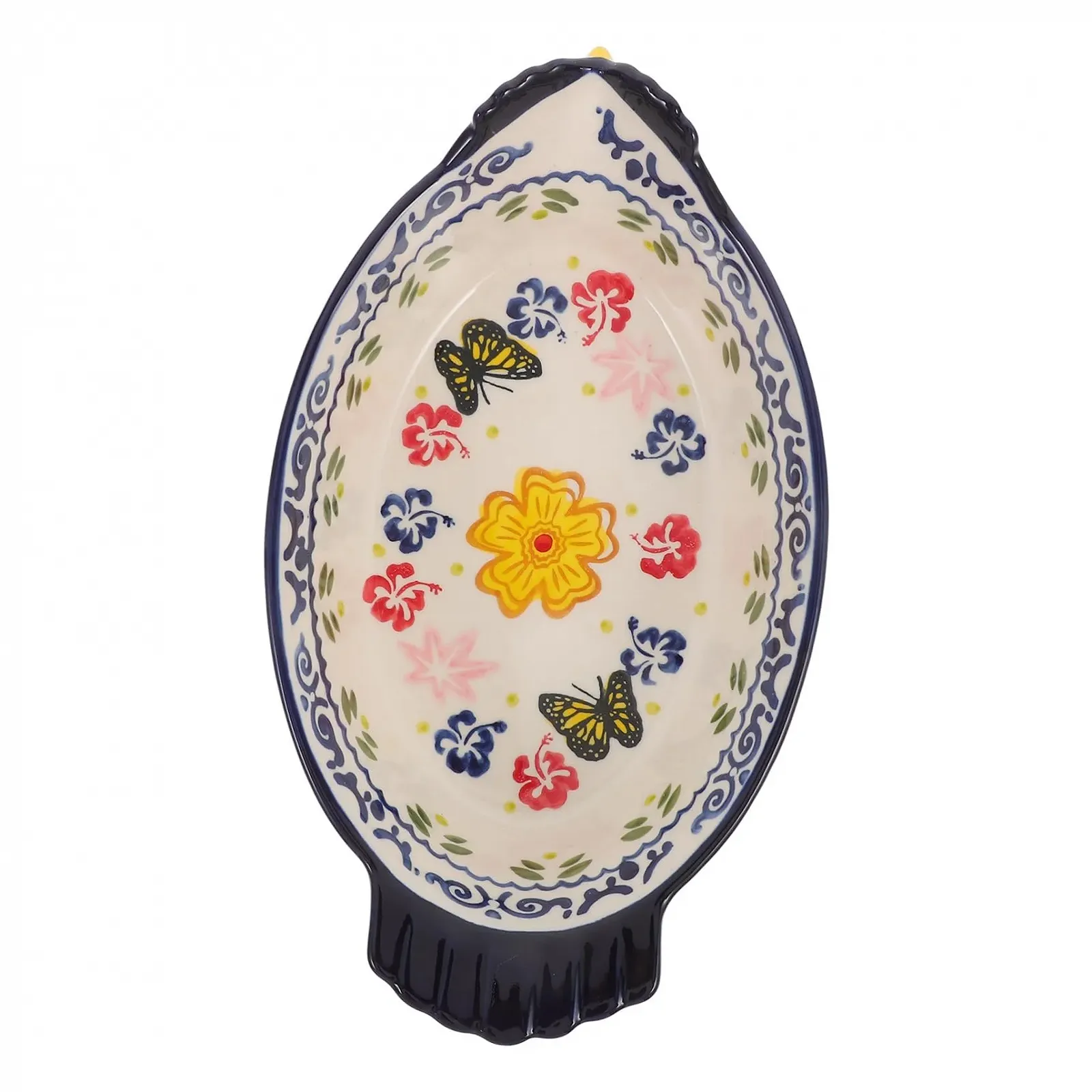 Форма для запікання SOLUSTRE керамічна з подвійними ручками для тортів та м'яса, фото №1