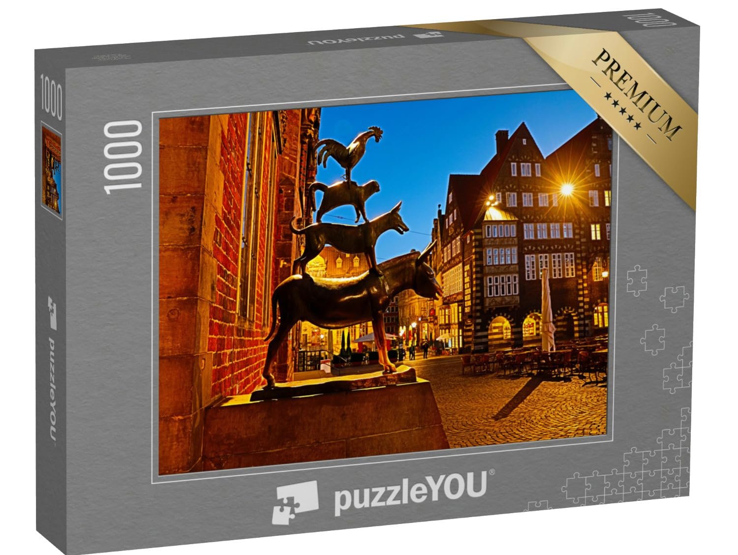 Пазл puzzleYOU Bremen Вечер в Бремене 1000 элементов, фото №1