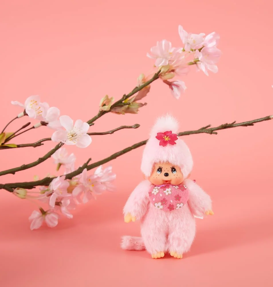 Брелок Sekiguchi Monchhichi 242467 / 10 см / Рожевий, фото №2