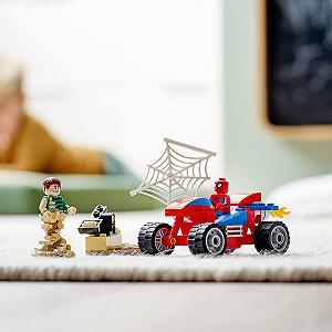 Игровой набор LEGO 76172 Spider-Man and Sandman Showdown с Спайдер-Багги, подходит для мальчиков и девочек от 4 лет synthetic.ua - Фото 1