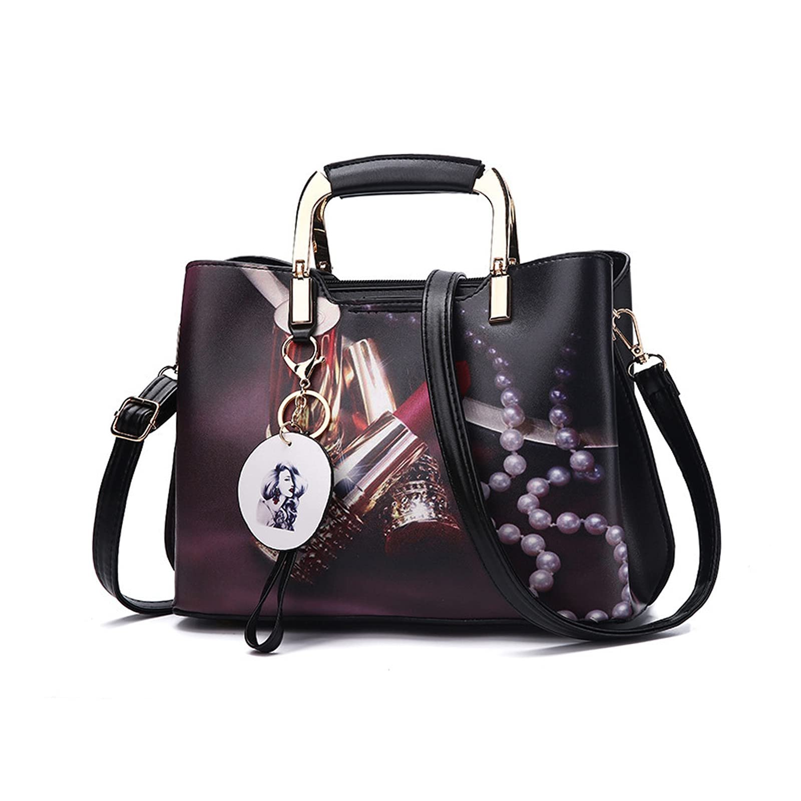 Элегантная Сумка NICOLE & DORIS, Дизайнерская Женская Сумка через Плечо, Сумка-шоппер, Модная Сумка с Красивым Узором, Персонализированная Сумка с Верхней Ручкой, фото №1