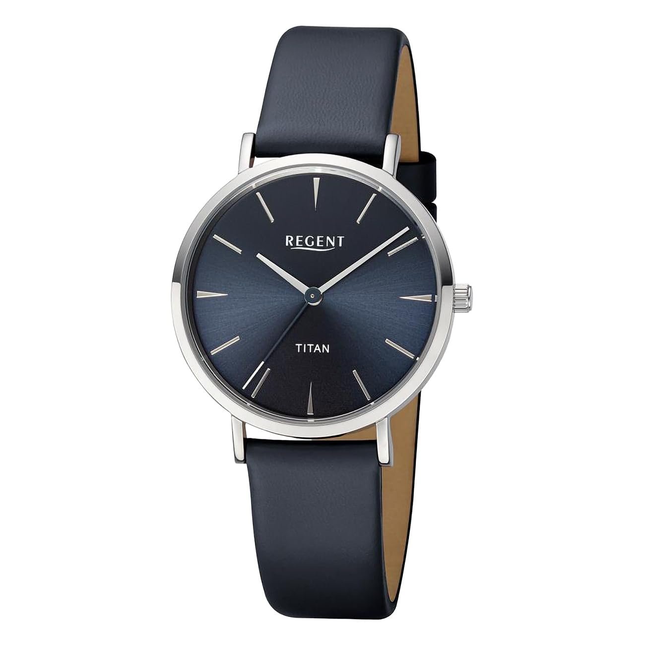 Женские часы Titanium REGENT 12090358 Темно-синий, серебристый/черный, Ремешок., фото №1 Женские часы Titanium REGENT 12090358 Темно-синий, серебристый/черный, Ремешок., фото №1