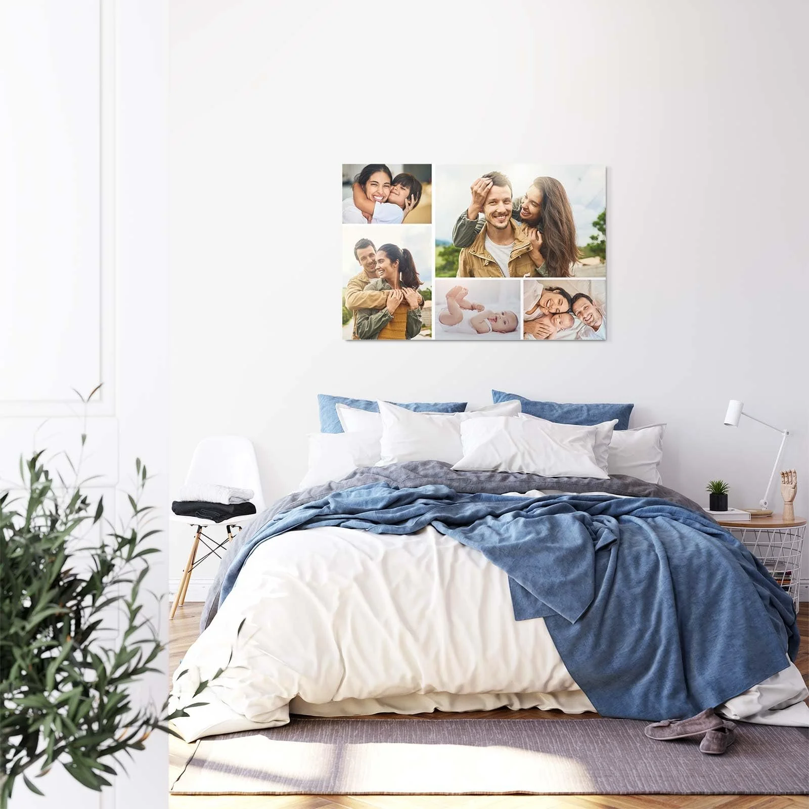 Картина на полотні Paul Sinus Колаж Індивідуальний друк фотографій на замовлення на дерев'яній рамі 2 см, фото №6