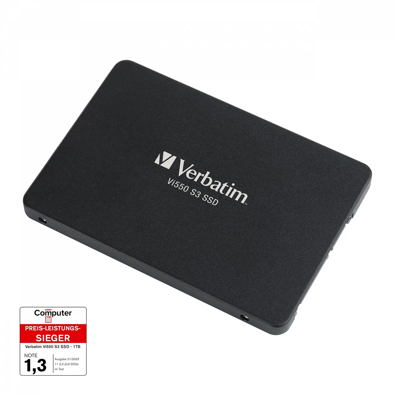 Внутрішній SSD-накопичувач Verbatim Vi550 S3 1ТБ 2.5" SATA III 3D NAND Black, фото №2