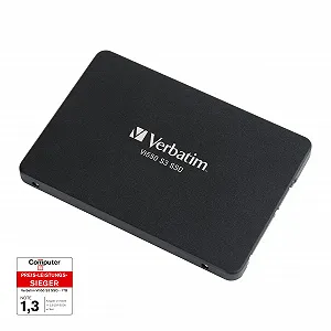 Внутрішній SSD-накопичувач Verbatim Vi550 S3 1ТБ 2.5" SATA III 3D NAND Black synthetic.ua - Фото 1