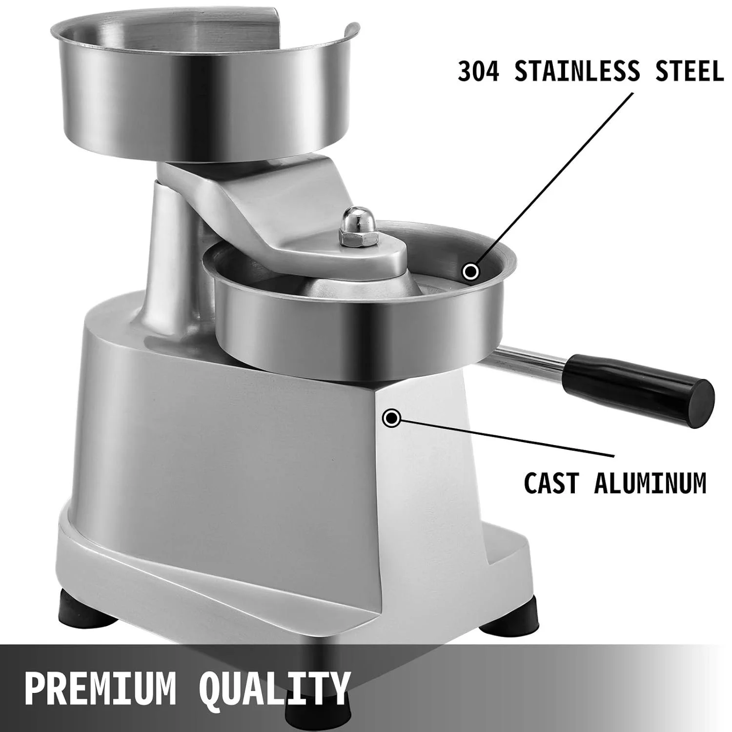 Ручной пресс для гамбургеров VEVOR JKH-130 Silver, фото №4 Ручной пресс для гамбургеров VEVOR JKH-130 Silver, фото №4