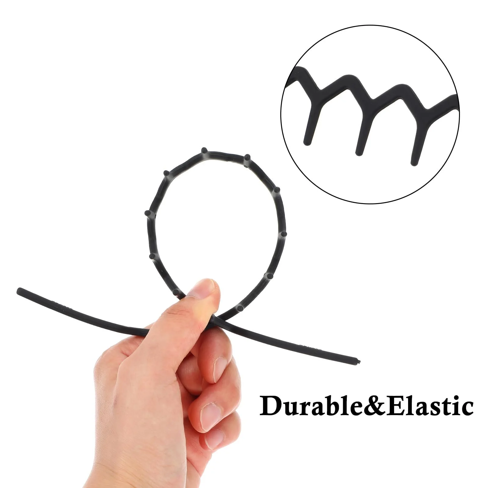 Набір гребінчастих обручів Zigzag, 5 шт., фото №3