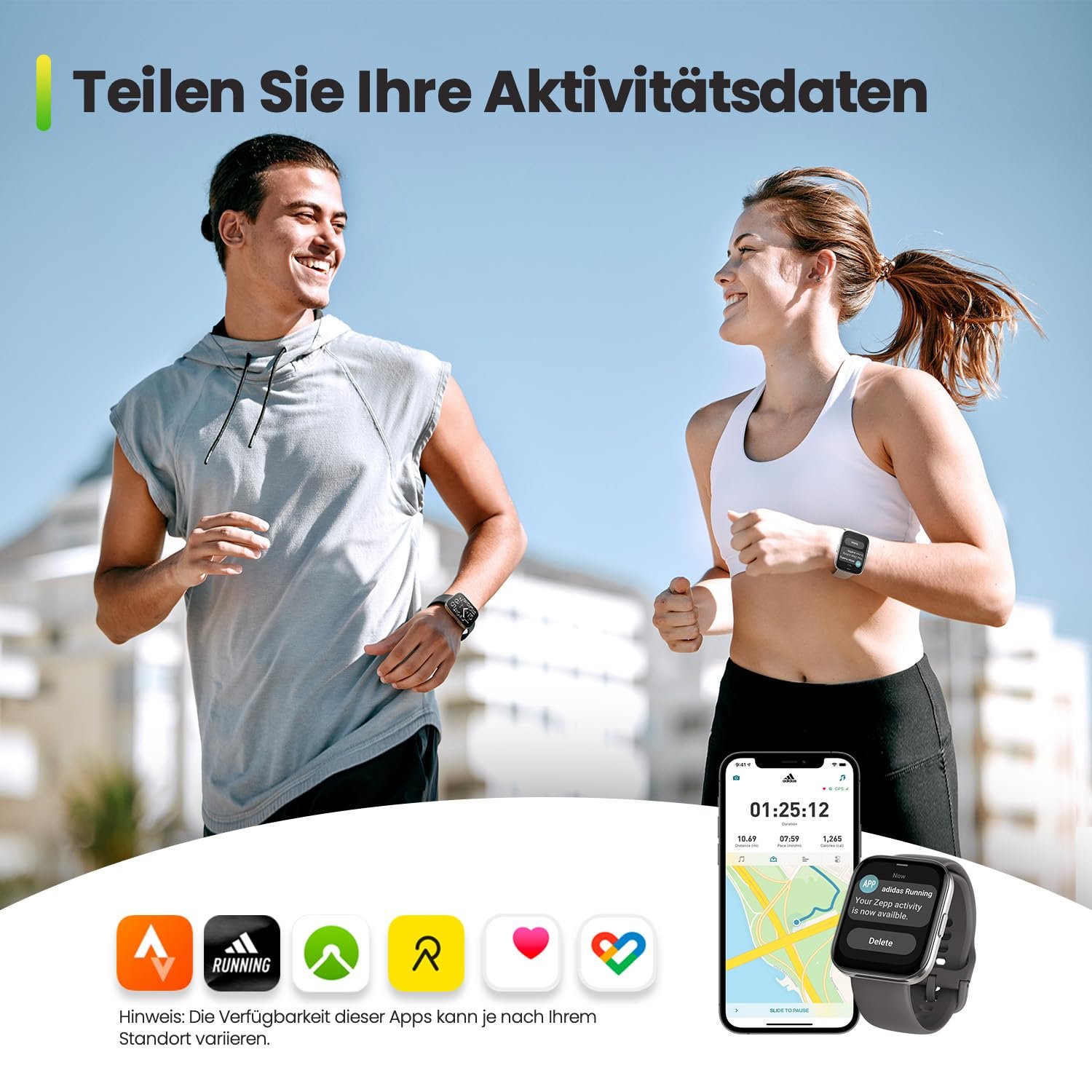 Смарт-годинник Amazfit Bip 5 Unity 46 мм, сірий, фото №7