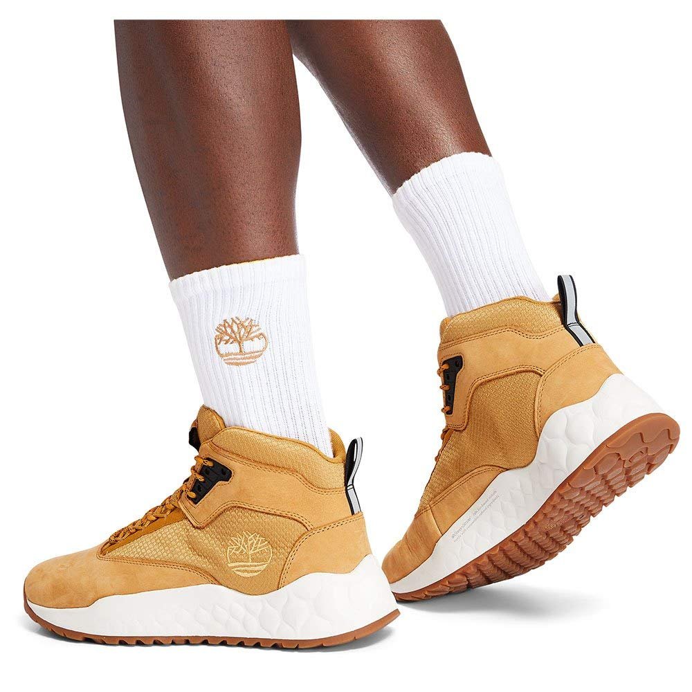 Черевики Timberland Greenstride Solar Wave чоловічі на шнурівці неоново-жовті, фото №6