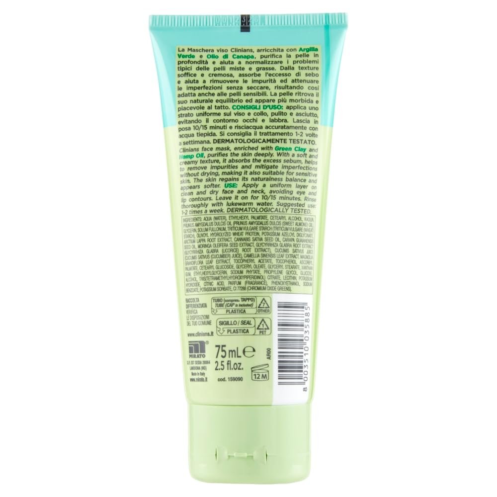 Маска для обличчя CLINIANS Hydra Plus Очищуюча, 75 мл, фото №3