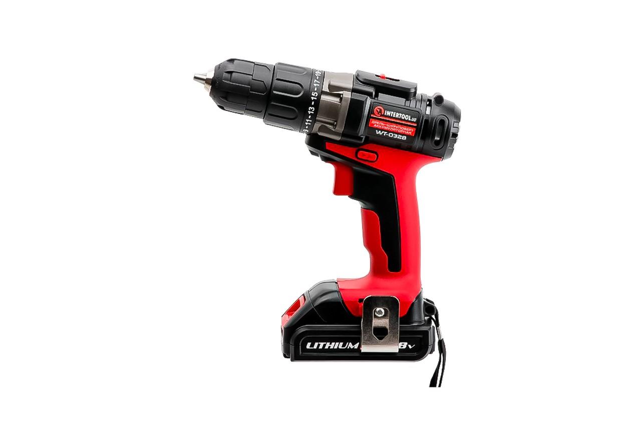 Шуруповерты Intertool аккумуляторный - 18 В SemiPROF WT-0328, фото №1