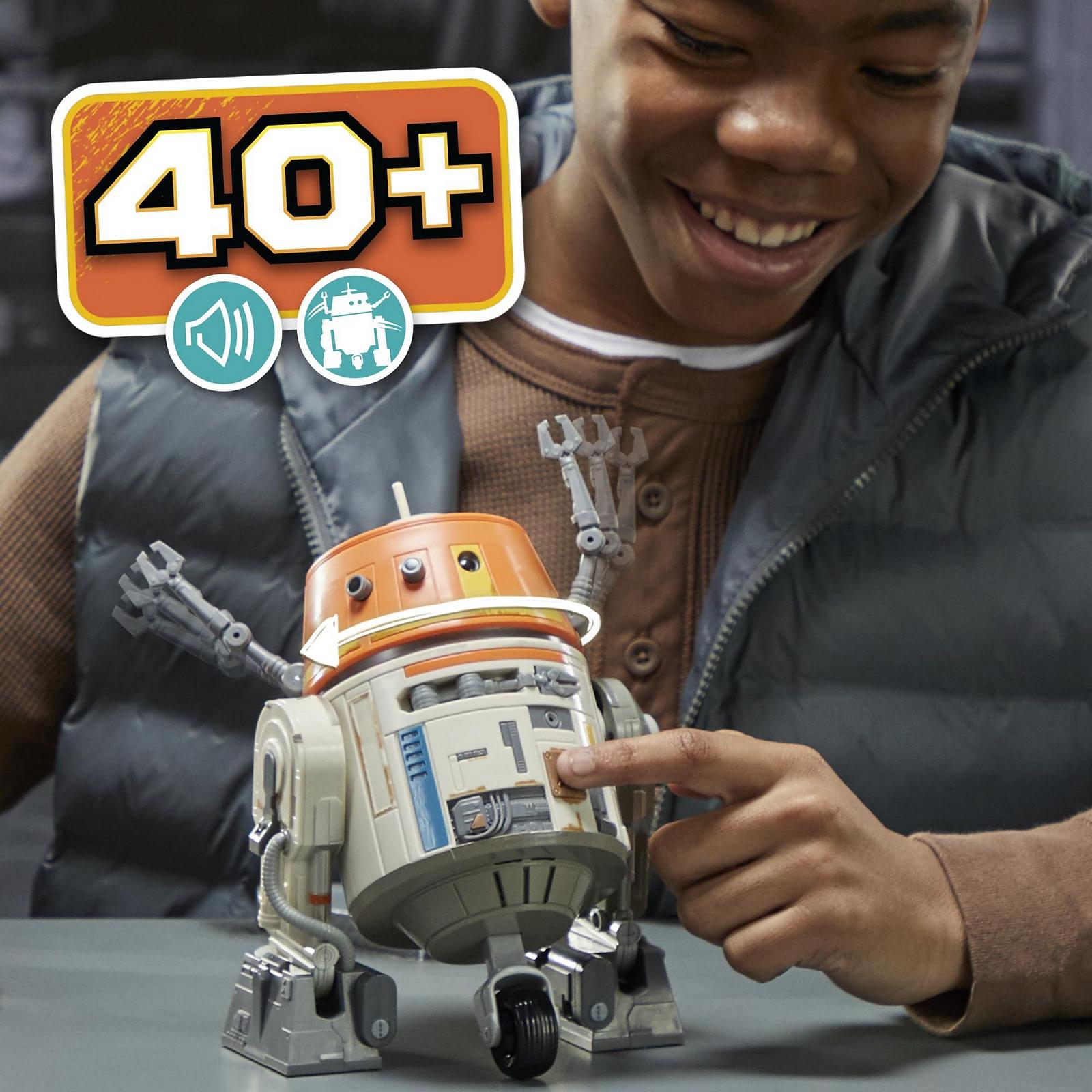 Аніматронна іграшка Star Wars Chatter Back Chopper для дітей, 40+ комбінацій звуків і рухів, фото №3