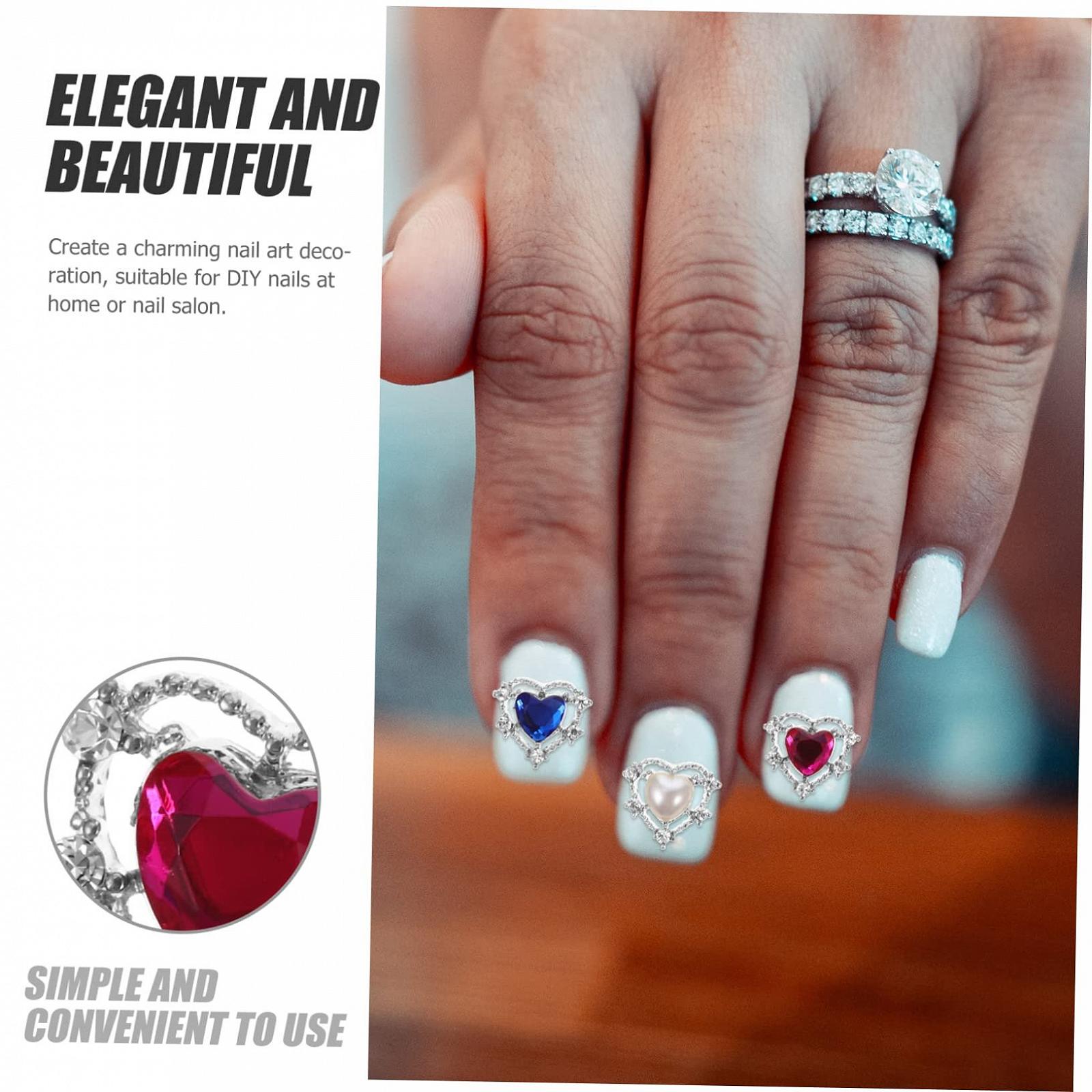 COHEALI, серія Love, Прикраса для нігтів Серце, фото №7