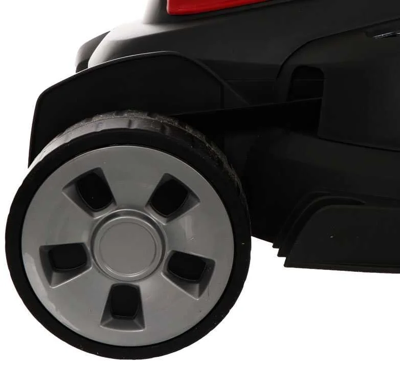 Мережева газонокосарка електрична CASTELGARDEN XE 36 / 1200W / до 300 м² / 34 см ширина різання / 35 л колектор / Чорний-червоний, фото №5