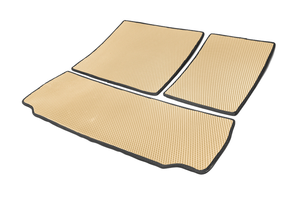 Коврики багажника EVA бежевые для Toyota Sequoia 2007-2022гг, фото №1