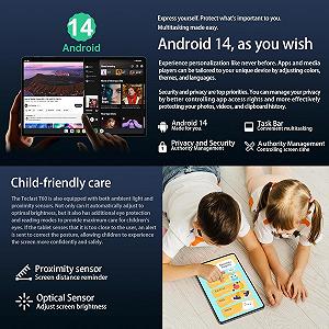 Планшет TECLAST T60 12" (8+12)/256ГБ 4G 2 SIM Android 14 Черный synthetic.ua - Фото 1