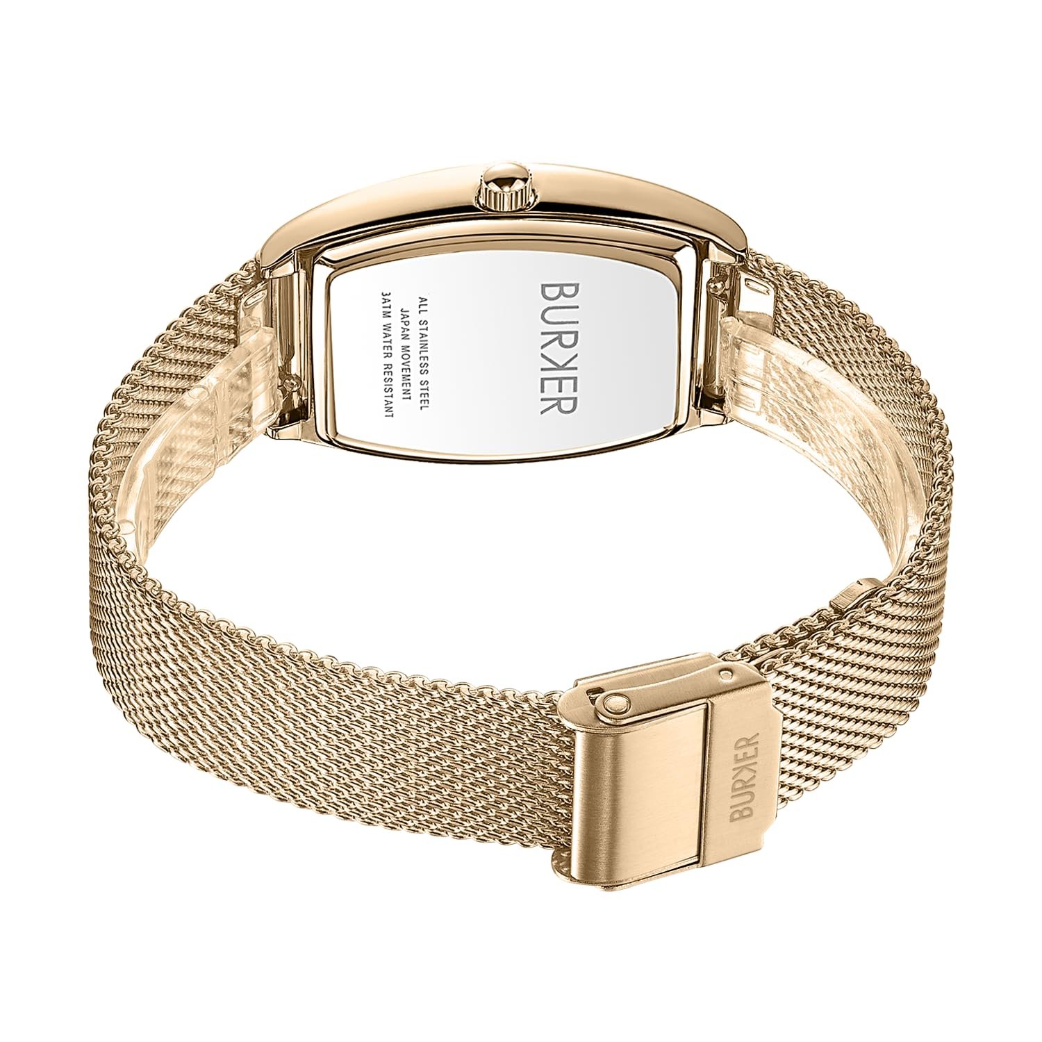 Женские часы BURKER Grace Овальные Аналоговые Кварцевые 25 мм Золотой Белый, фото №3 Женские часы BURKER Grace Овальные Аналоговые Кварцевые 25 мм Золотой Белый, фото №3