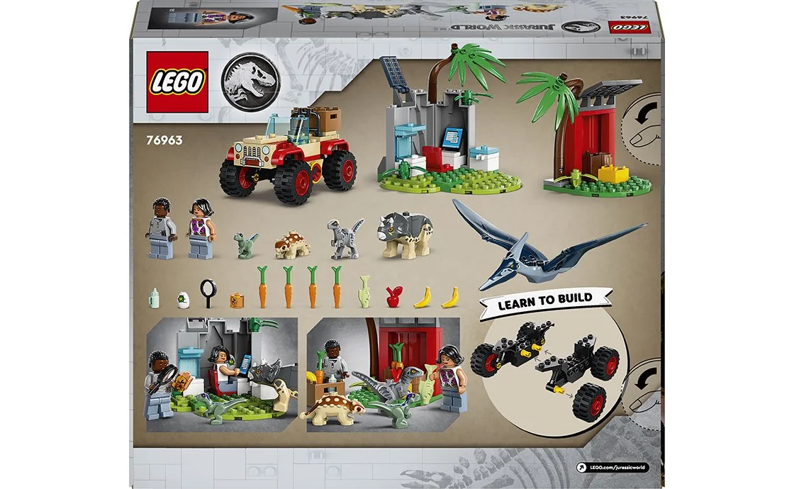 Конструктор Лего LEGO Jurassic World Центр порятунку малюків динозаврів (76963), фото №3 Конструктор Лего LEGO Jurassic World Центр порятунку малюків динозаврів (76963), фото №3