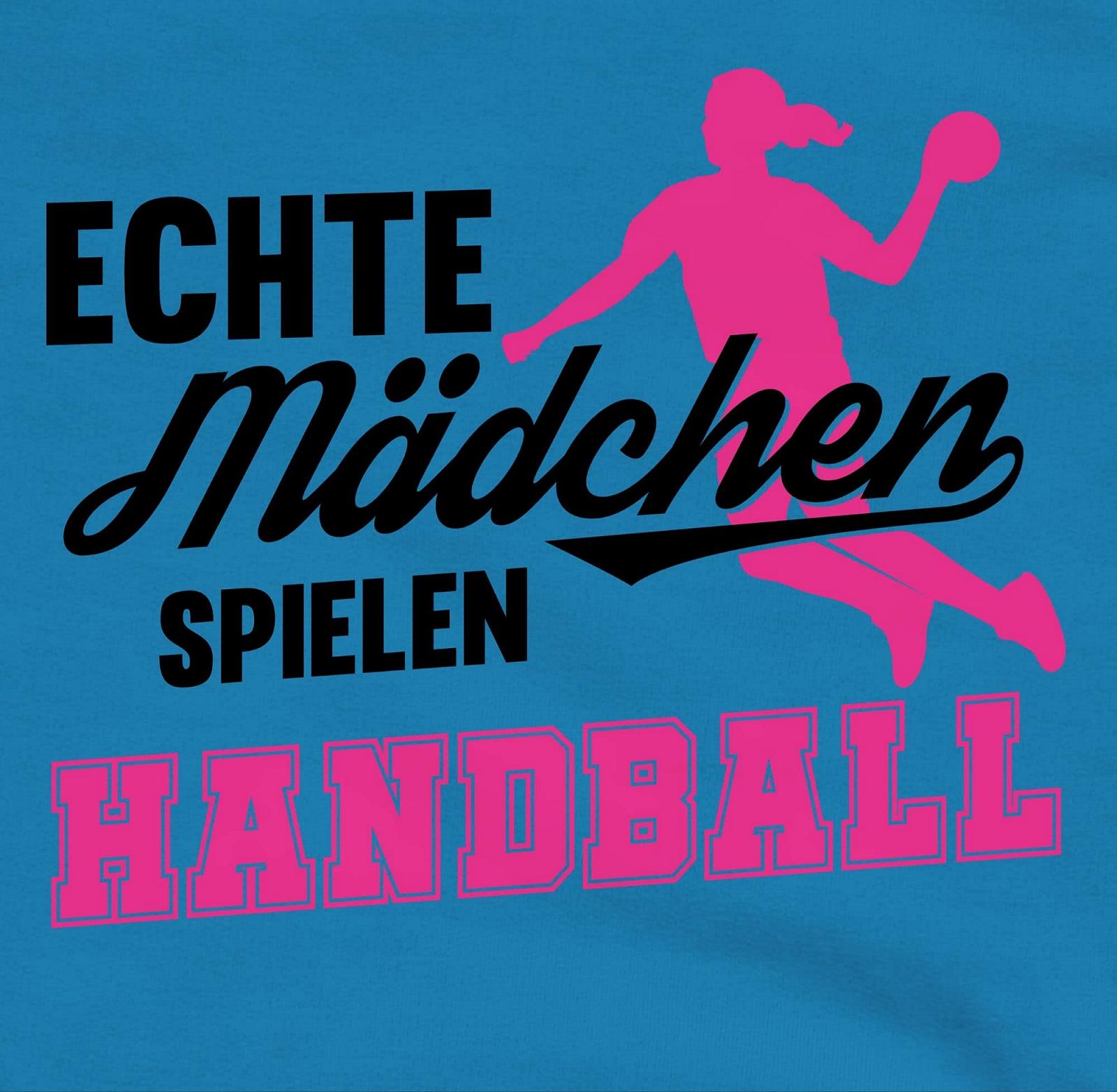 Худі для хлопчиків Shirtracer Спортивний одяг Справжні дівчата грають у гандбол Стрибковий кидок, фото №2