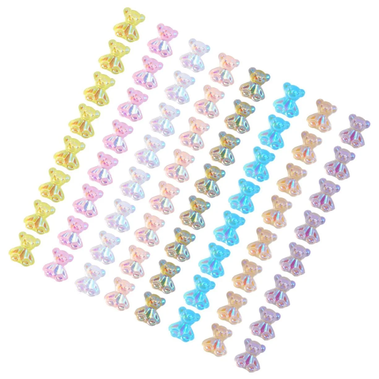 Украшения для ногтей Медведь (64 шт.), фото №1