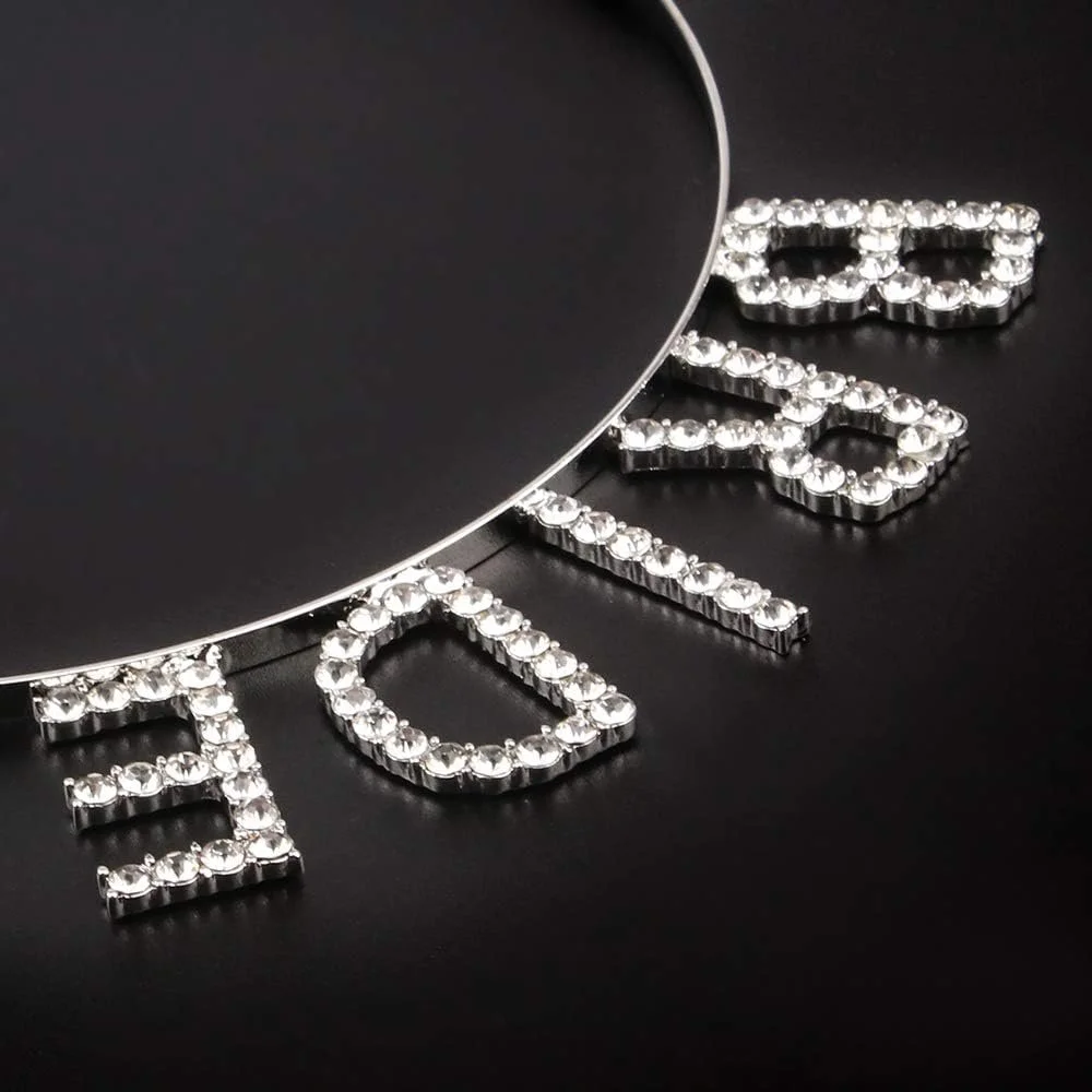 Обруч Невеста Серебристый, фото №2