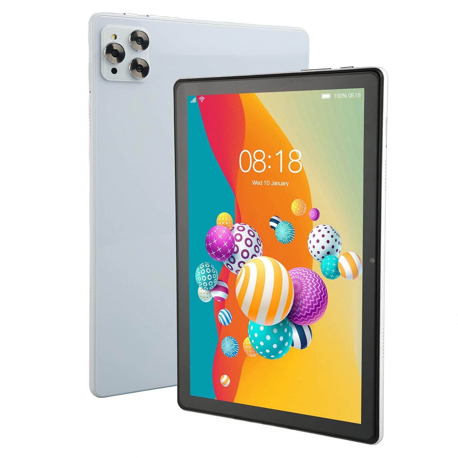 Планшет Jectse 10 Inch 6GB RAM 128GB ROM 10 Core 2.4G 5G Dual Band WiFi Type C Білий, фото №1