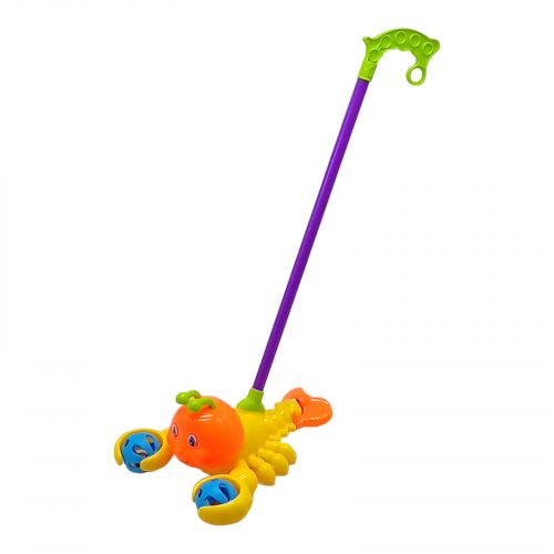 Каталка с ручкой Лобстер желтый [tsi236097-TSI], фото №1