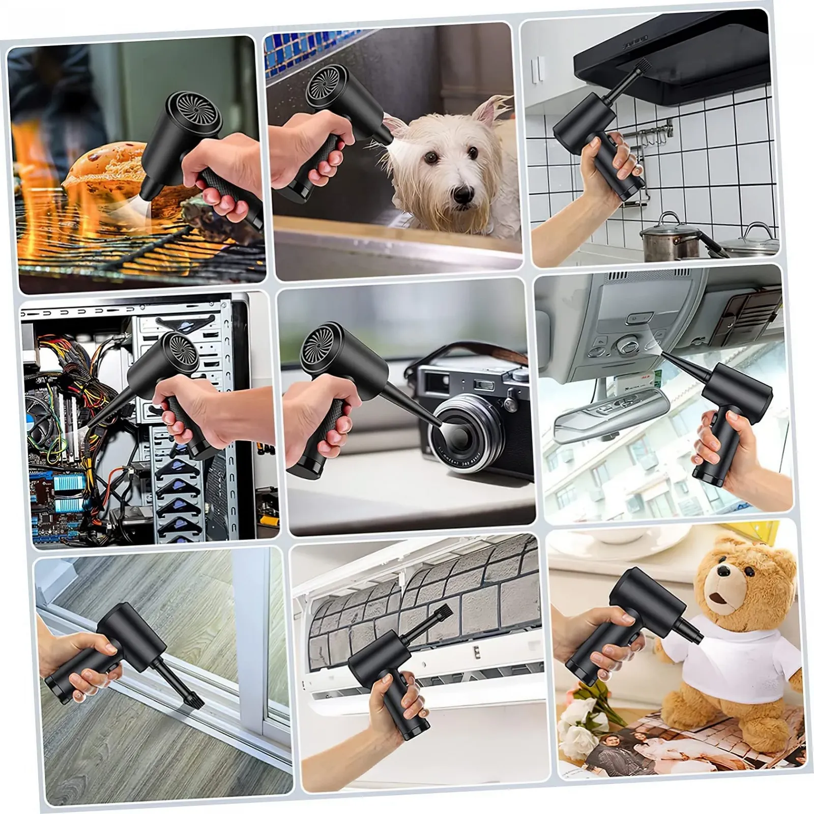 Электрическая воздуходувка Angoily Портативная аккумуляторная беспроводная, фото №8 Электрическая воздуходувка Angoily Портативная аккумуляторная беспроводная, фото №8