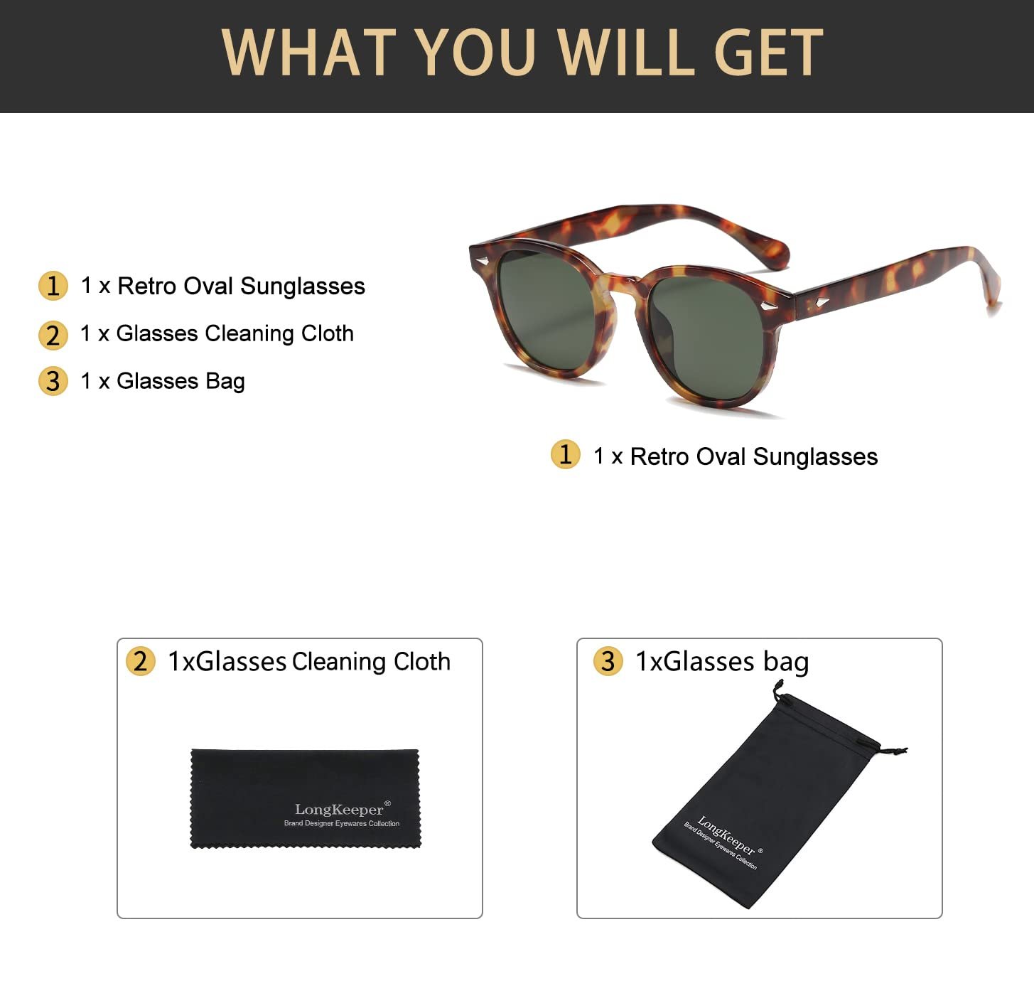 Солнцезащитные очки Круглые Long Keeper Ретро Унисекс Стиль, фото №5 Солнцезащитные очки Круглые Long Keeper Ретро Унисекс Стиль, фото №5