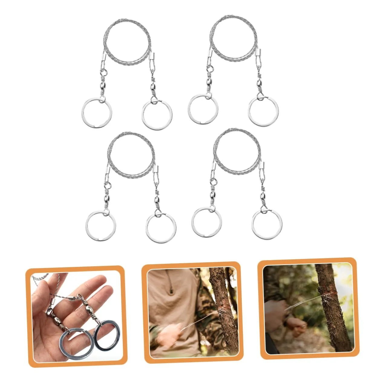 Кишенькова ланцюгова пилка Toddmomy набір 4 шт., фото №4