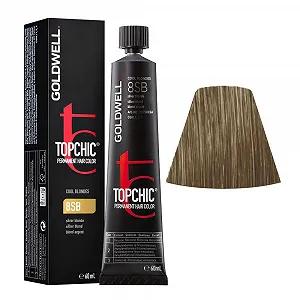 Краска для волос Goldwell Topchic 8SB Silver Blonde - Фото 1
