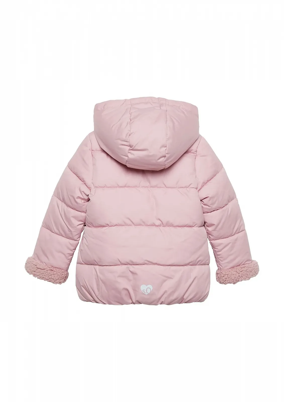 Куртка стьобана s.Oliver Junior для дівчинки з капюшоном, фото №2