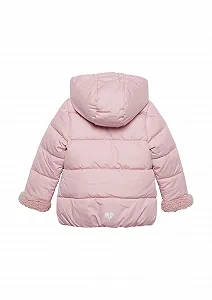 Куртка стьобана s.Oliver Junior для дівчинки з капюшоном synthetic.ua - Фото 1