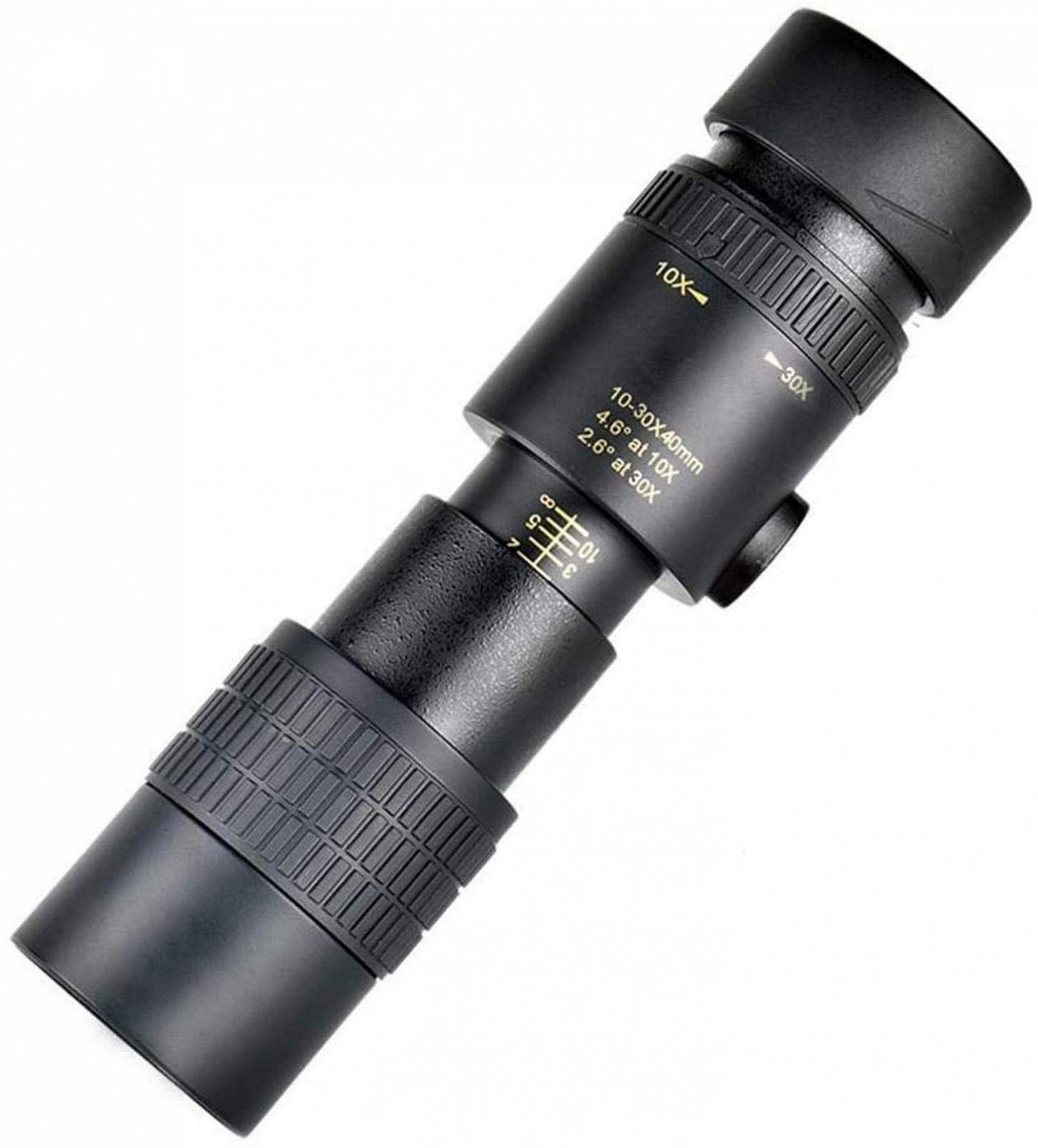 Монокуляр Телескоп 10–300x40mm HD-Супер-Телезум Монокуляр з Штативом та Смартфон-Адаптером для Спостереження за Птахами, фото №1
