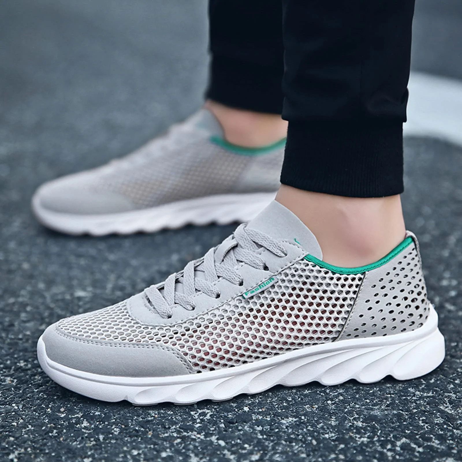 Кросівки SRZYMJ Чорні Водонепроникні, фото №3 Кросівки SRZYMJ Чорні Водонепроникні, фото №3