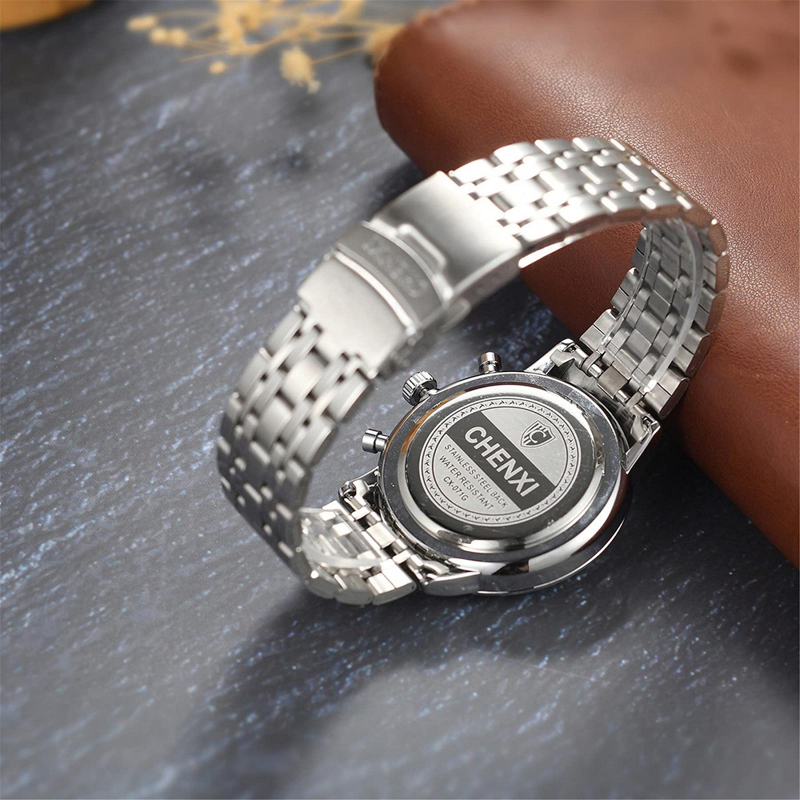 Мужские часы JewelryWe Кварцевые Аналоговые 30 м Водонепроницаемые Циферблат с римскими цифрами, календарем недели и даты, люминесцентные стрелки, фото №3 Мужские часы JewelryWe Кварцевые Аналоговые 30 м Водонепроницаемые Циферблат с римскими цифрами, календарем недели и даты, люминесцентные стрелки, фото №3