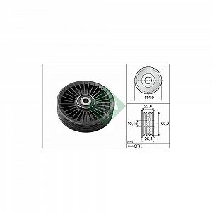 Ролик обводной/направляющий поликлинового ремня INA 532 0108 10 для MERCEDES-BENZ OPEL - Фото 1