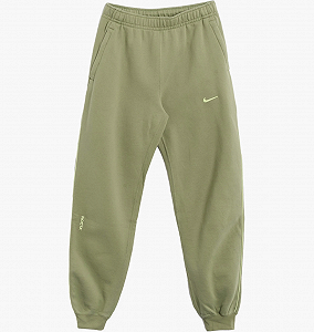 Штаны Nike NOCTA Fleece CS Sweatpant Oil Green/Light Liquid Lime L - Фото 1