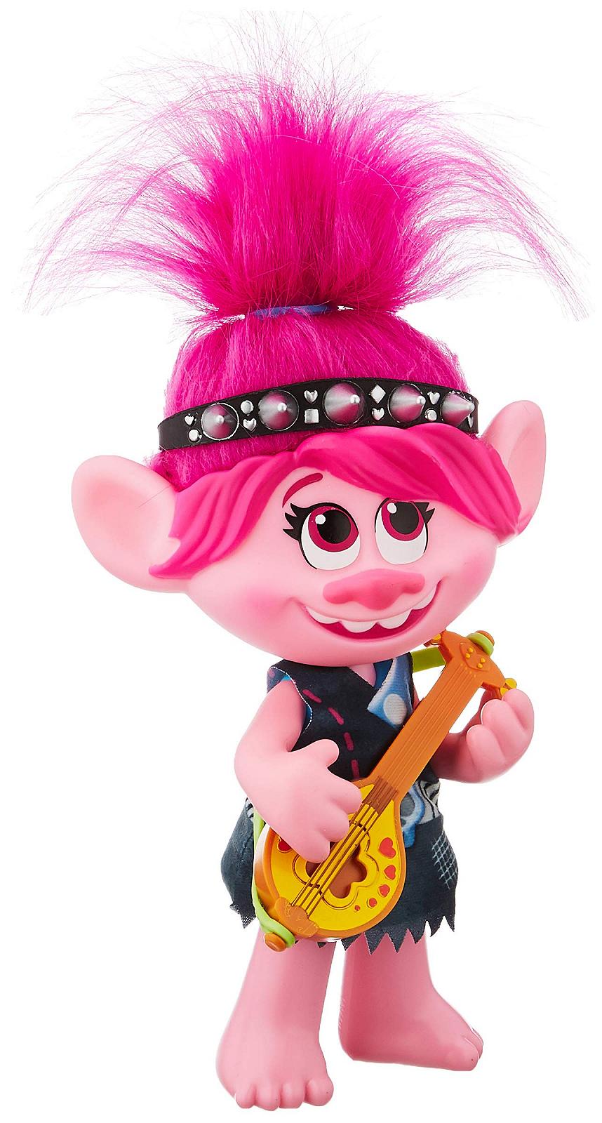 Кукла Dreamworks Trolls Поп & Рок Поппи С различными образами и звуками, фото №3