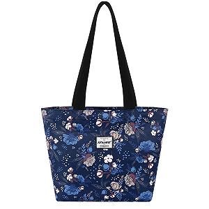 Сумка HAWEE жіноча, на плече, з блискавкою, повсякденна, велика, водонепроникна, для подорожей, роботи, школи, пляжу, бавовняна, модна - Фото 1