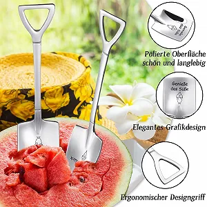 Ложки для мороженого Brand отсутствует Series отсутствует Model Пара ложек с гравировкой Цвет отсутствует synthetic.ua - Фото 1