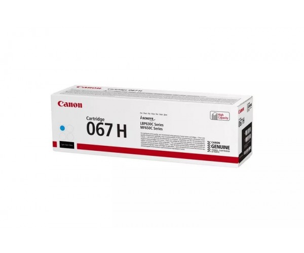 Canon Картридж 067H MF651Cw/MF655Cdw/MF657Cdw/LBP631Cw/LBP633Cdw Cyan 2350 стор, фото №3